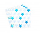 Serwetki papierowe Little Star Blue, niebieskie gwiazdki rozm. 33x33 cm, 16 szt.