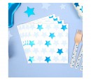 Serwetki papierowe Little Star Blue, niebieskie gwiazdki rozm. 33x33 cm, 16 szt.