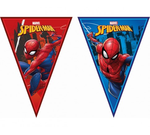 Banner "Spiderman Team Up", flagi